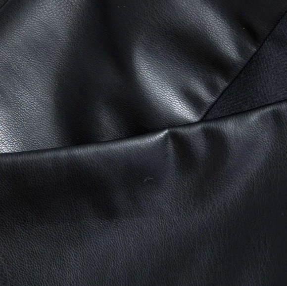 MICAS Solid Faux High Waist Crossed Pocket Trousers In Black. Sz M. - Picture 5 of 8